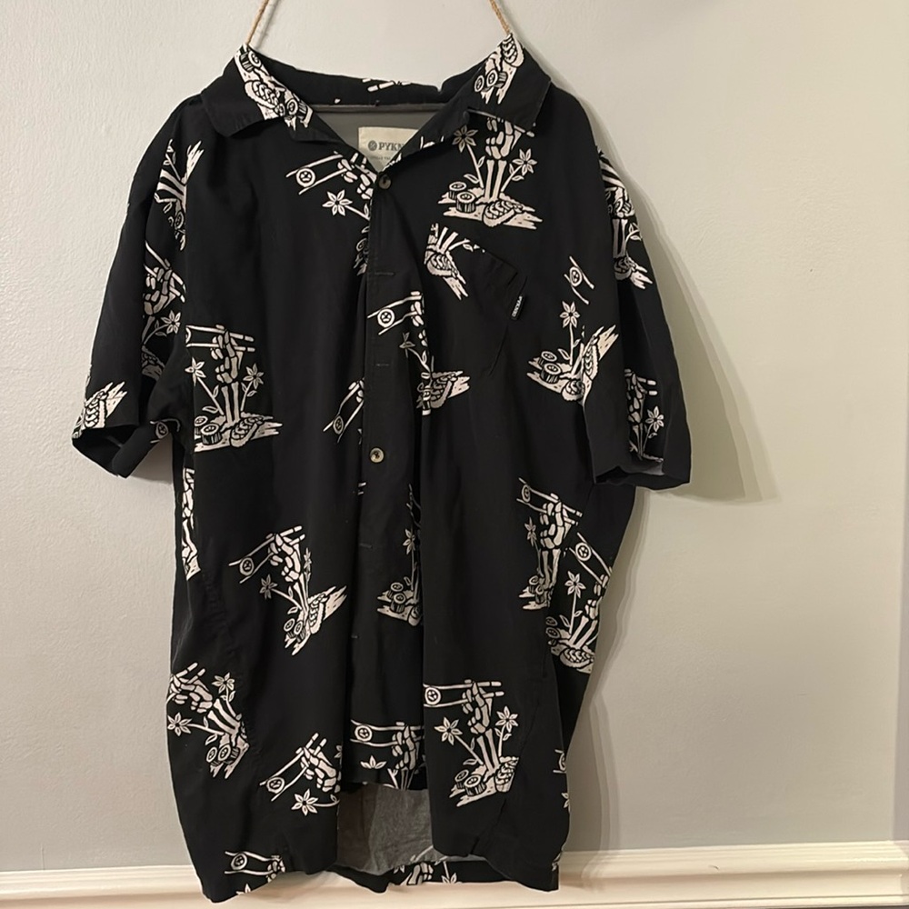 Rolling Deep - Pyknic Clothing button down. Unisex 2xl, fits like xl